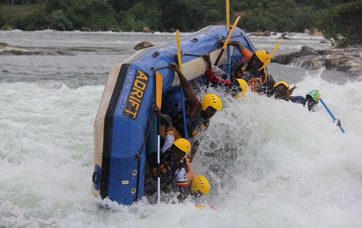 White Water Rafting in Jinja