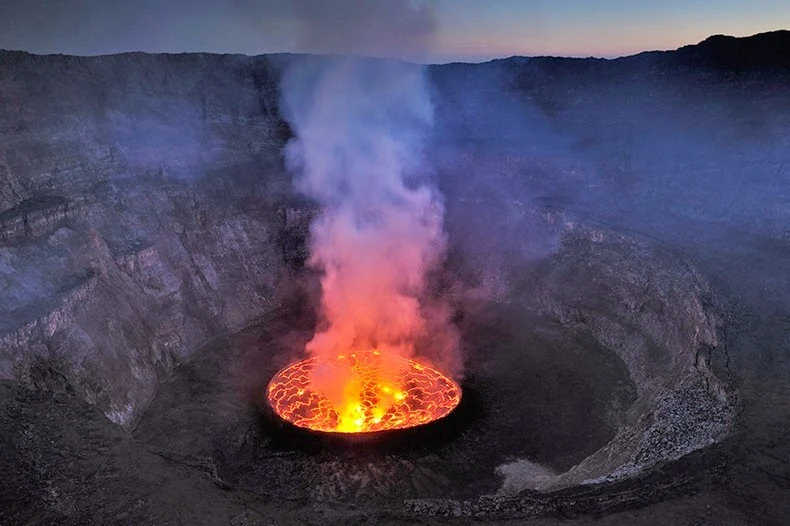 Virunga Volcano Mountains