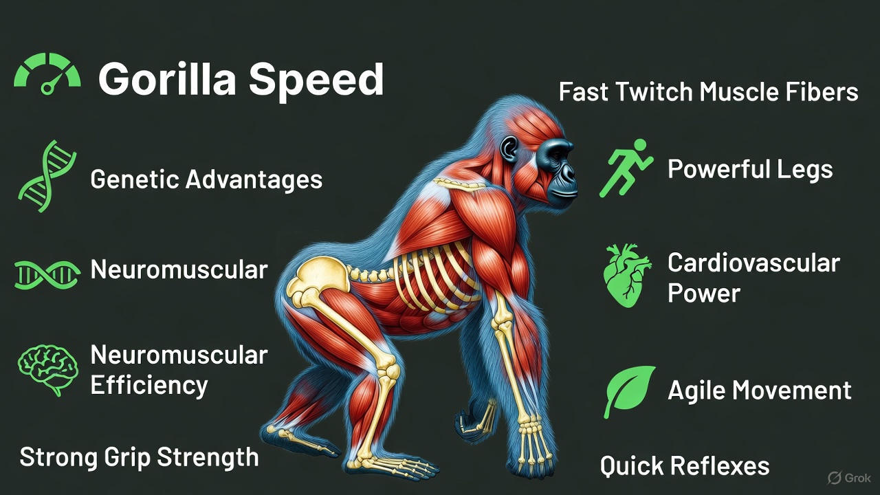 Why Silverbacks Are So Fast: Anatomy & Power 
