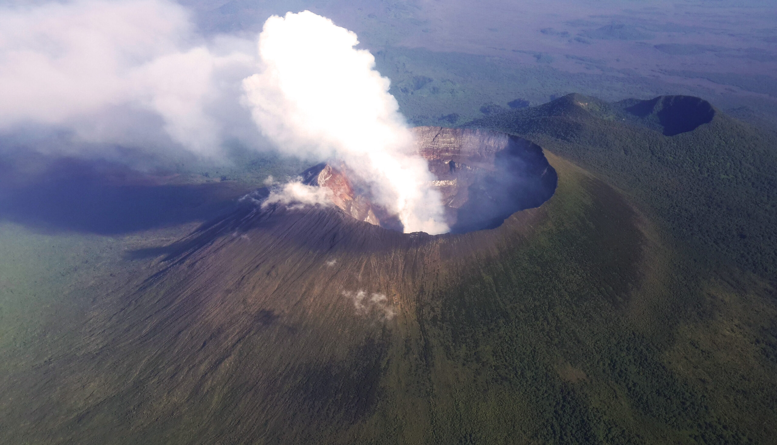Virunga Volcano Mountains