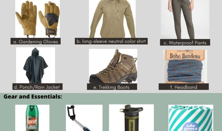 Gorilla Trekking Packing List