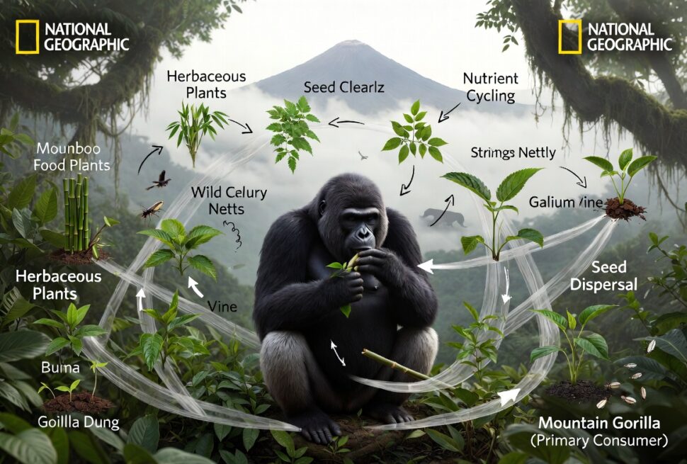Mountain Gorilla Food Web