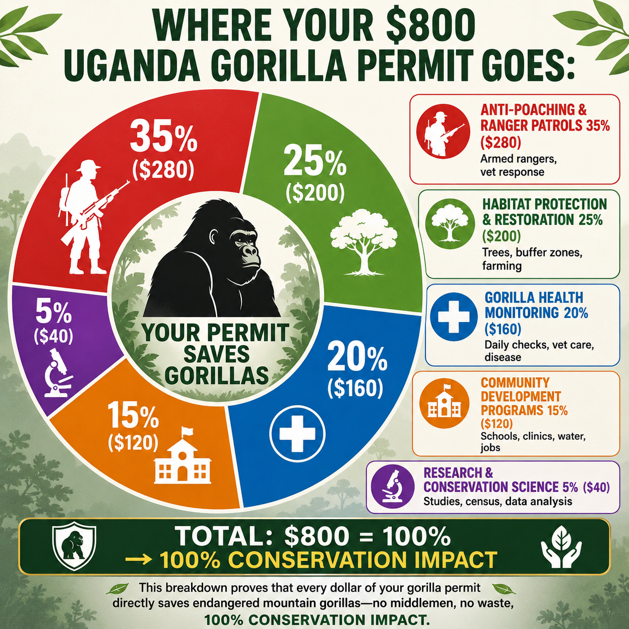 Where Your $800 Uganda Gorilla Permit Goes