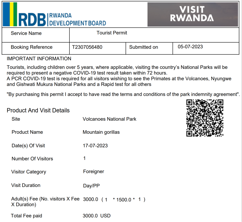 Gorilla Trekking Permit Explained in Rwanda