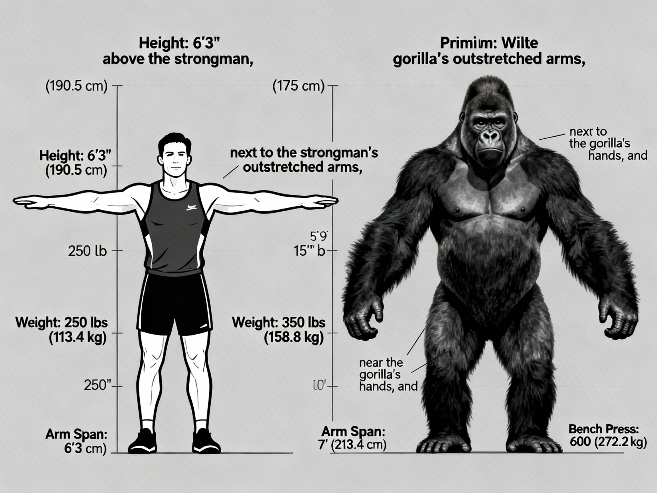 How Big are Silverback Gorillas?
