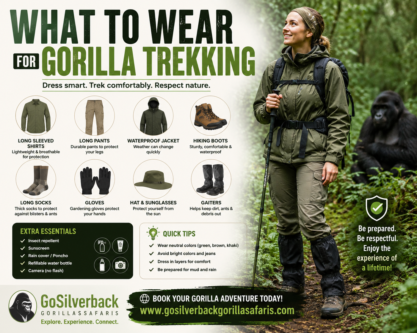What to Wear for Gorilla Trekking